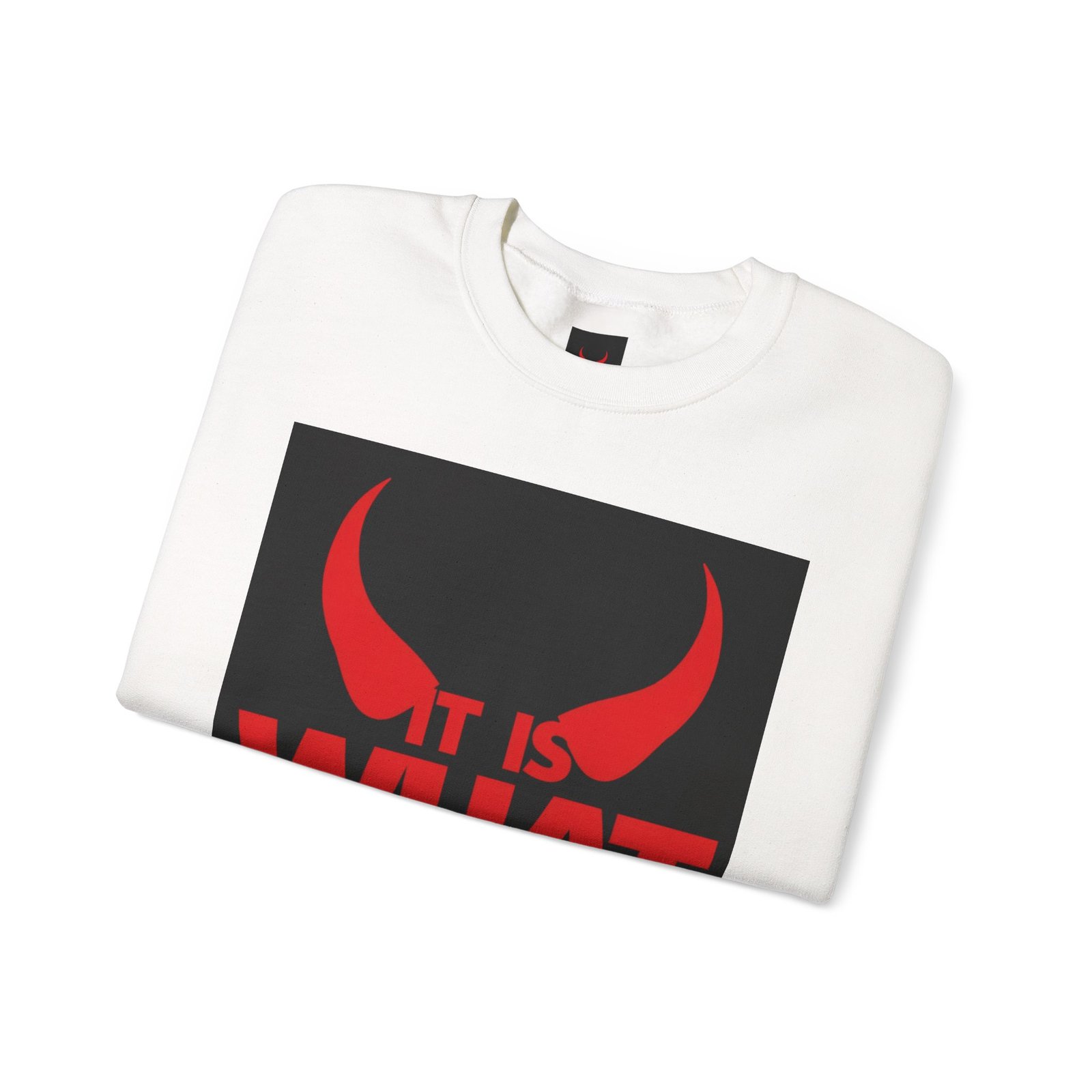 It Is What It Is Unisex Heavy Blend™ Crewneck Sweatshirt - Image 3