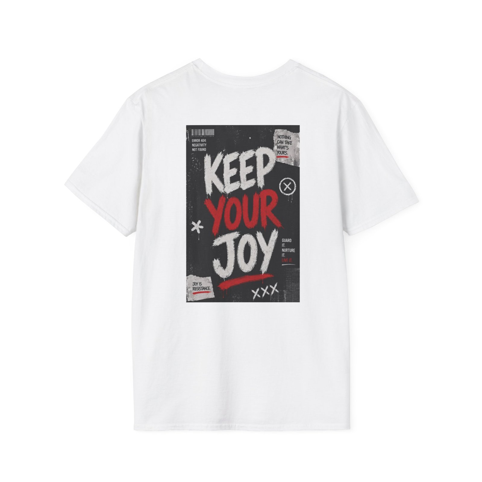 Keep Your Joy T-Shirt | Inspirational Typography, Street Art Poster Style - Image 4