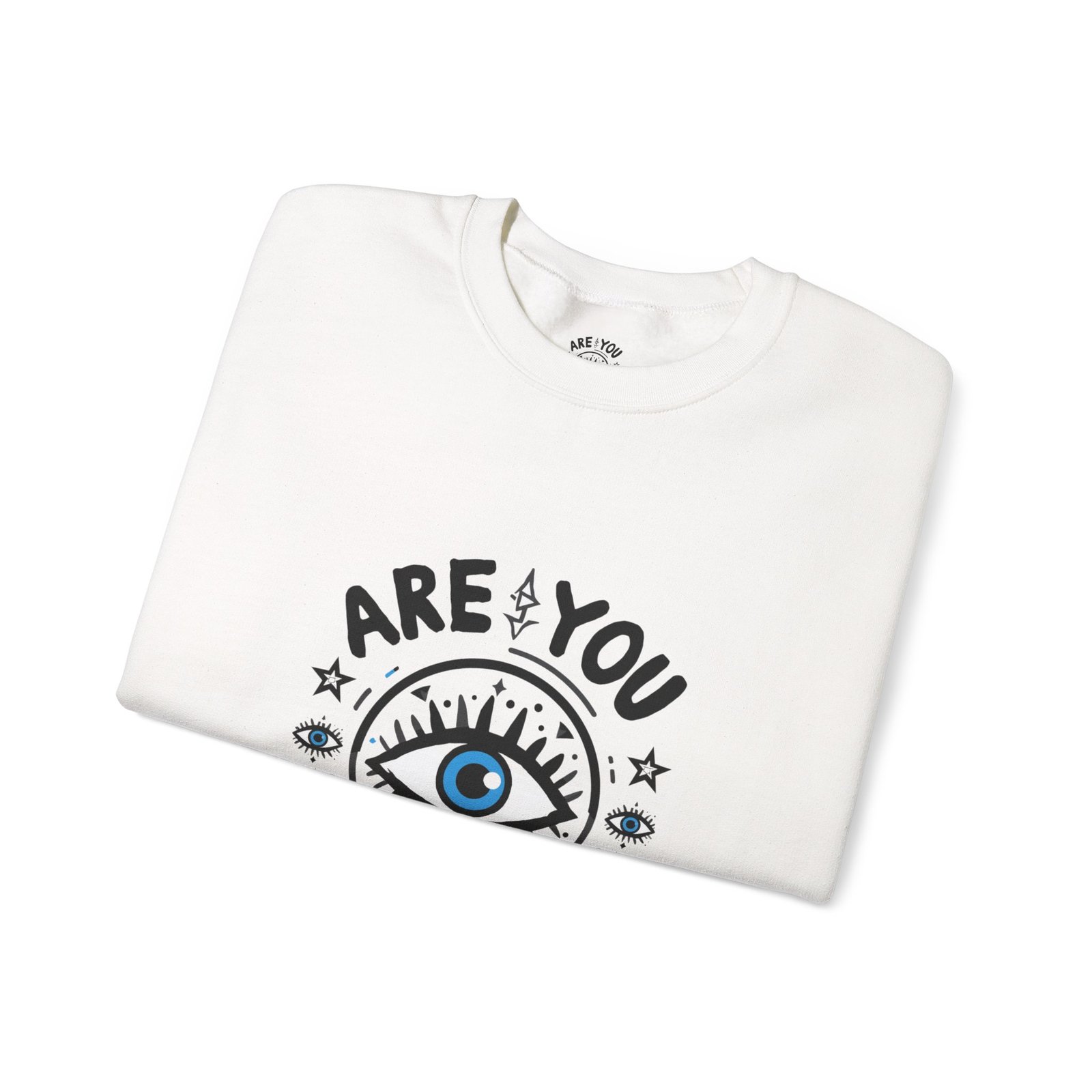 Are You OK? Eye Illustration Sweatshirt | Graphic Crewneck - Image 3
