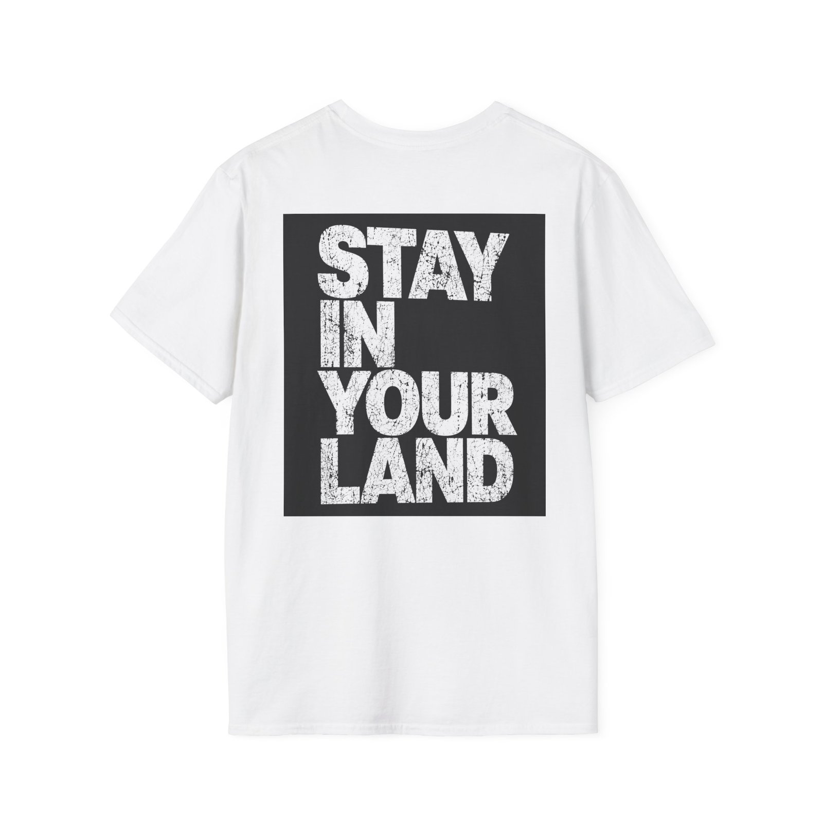 Stay In Your Lane T-Shirt | Bold Distressed Typography - Image 4