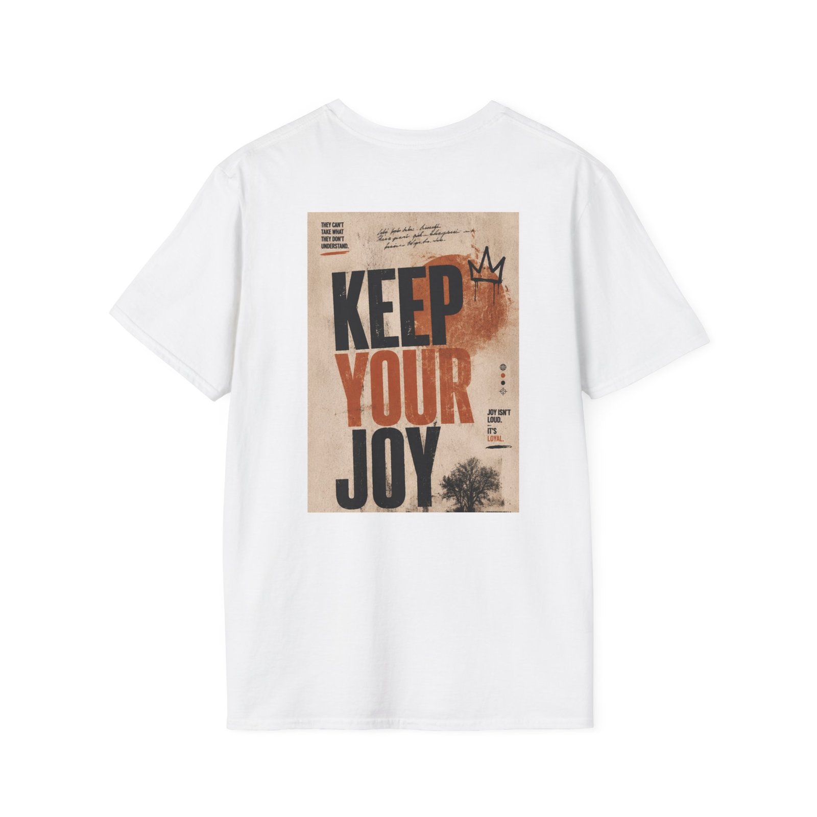 Keep Your Joy T-Shirt | Inspirational Typography Tee - Image 4