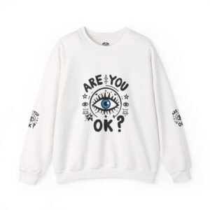 Are You OK? Eye Illustration Sweatshirt | Graphic Crewneck