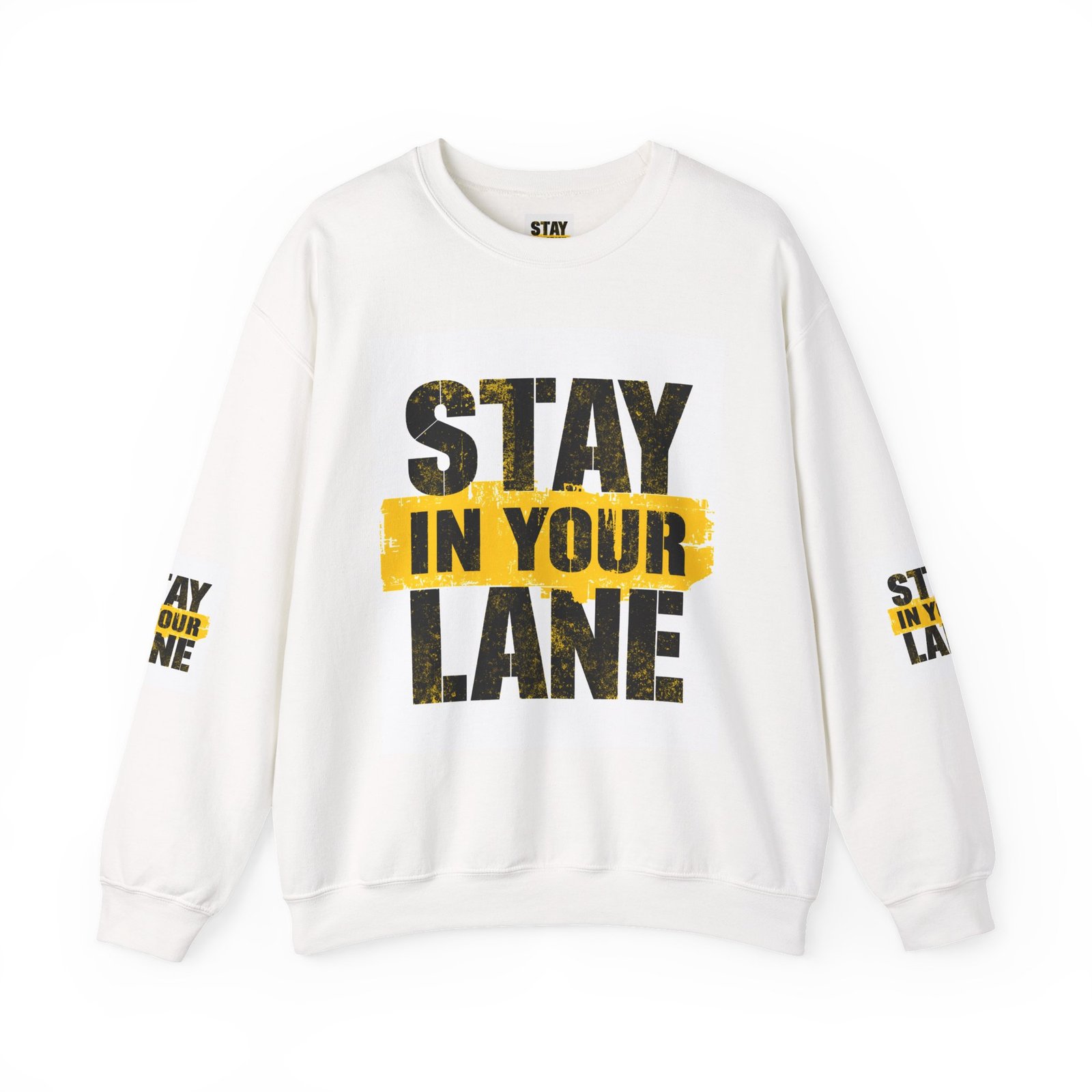Stay In Your Lane sweatshirt | Crewneck Sweatshirt, Motivational Typography