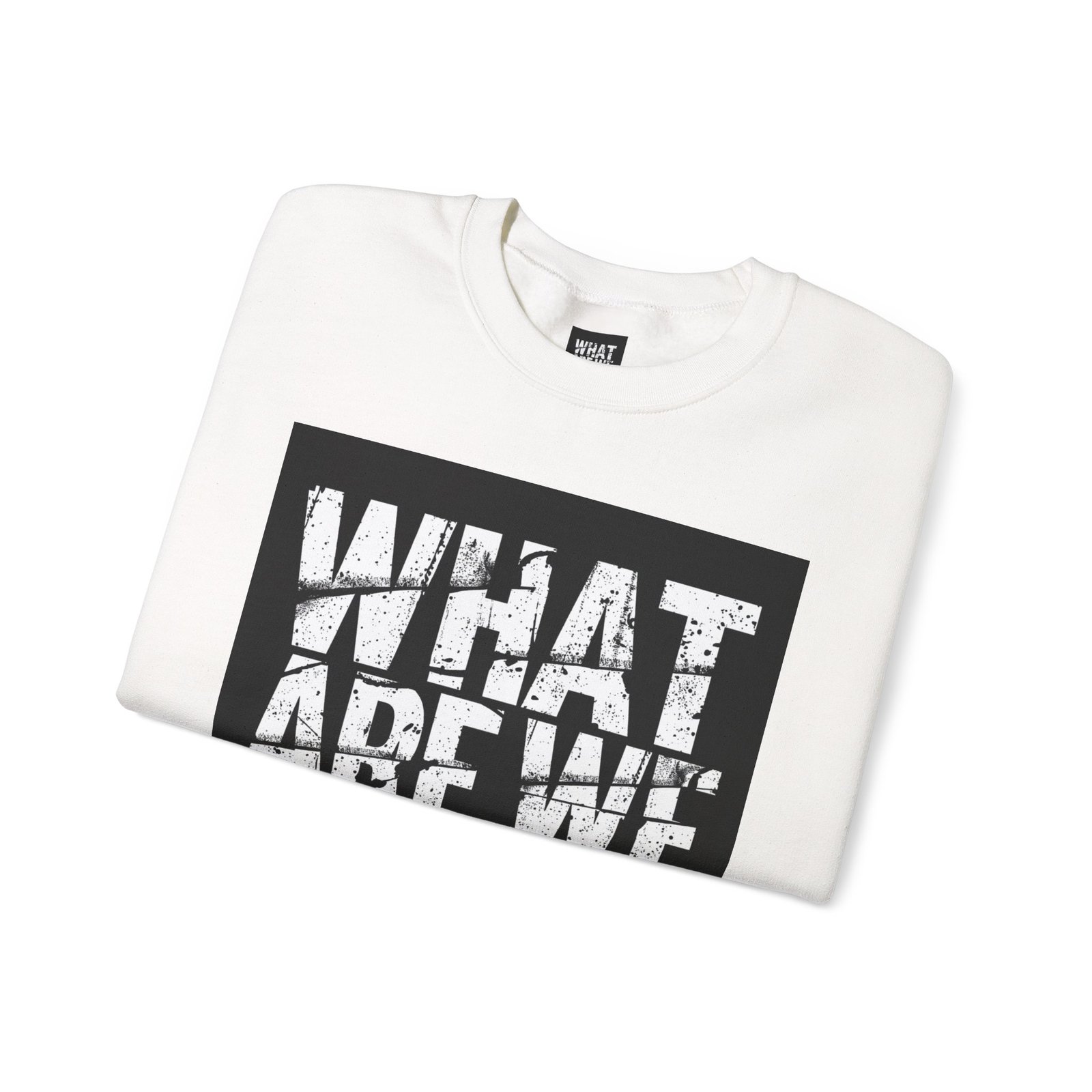 What Are We Doing? graphic sweatshirt | Crewneck sweatshirt - Image 3