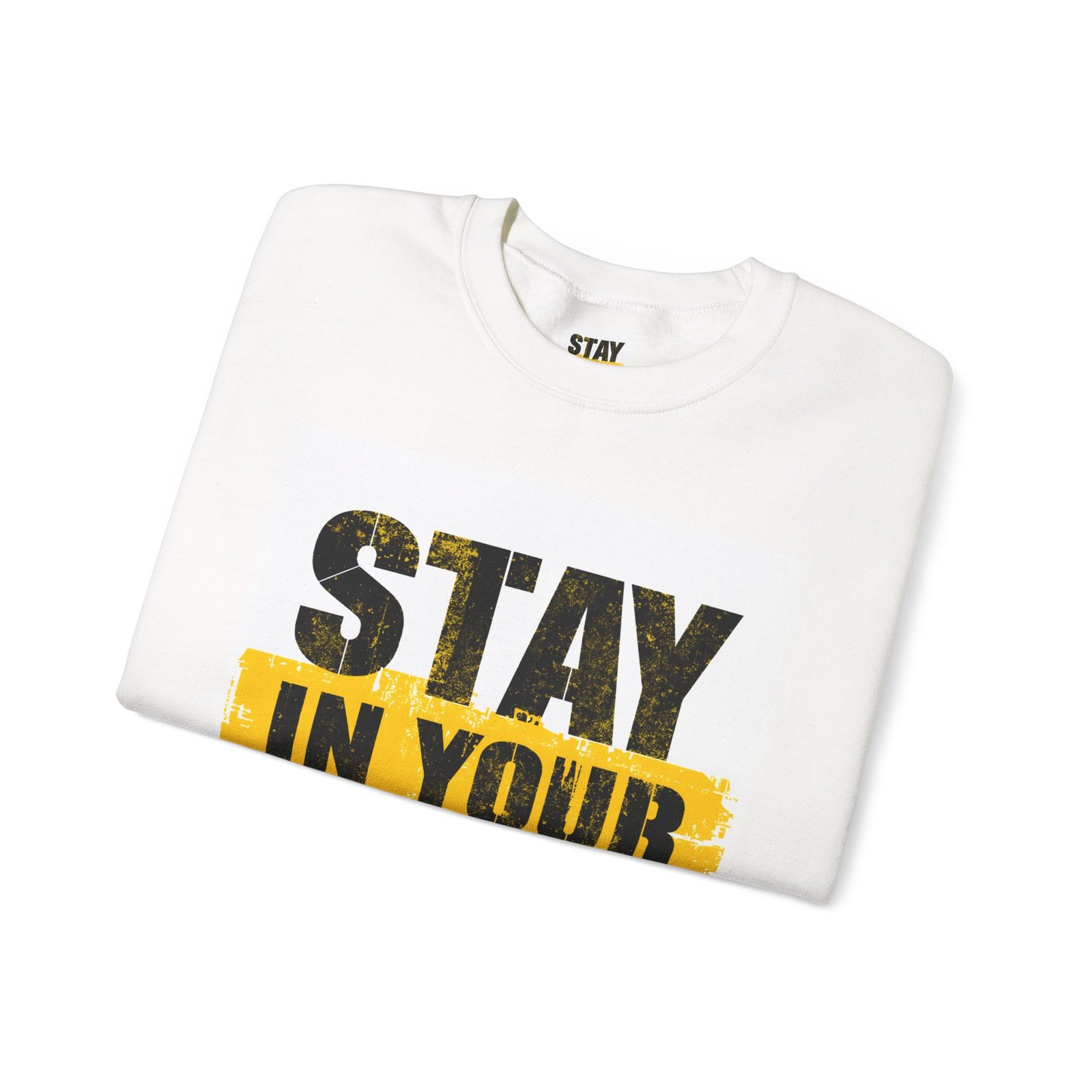 Stay In Your Lane sweatshirt | Crewneck Sweatshirt, Motivational Typography - Image 3