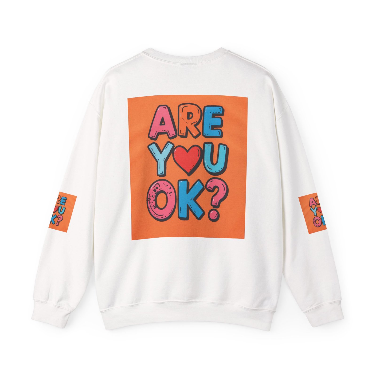Are You OK? graphic sweatshirt | Crewneck sweatshirt - Image 2