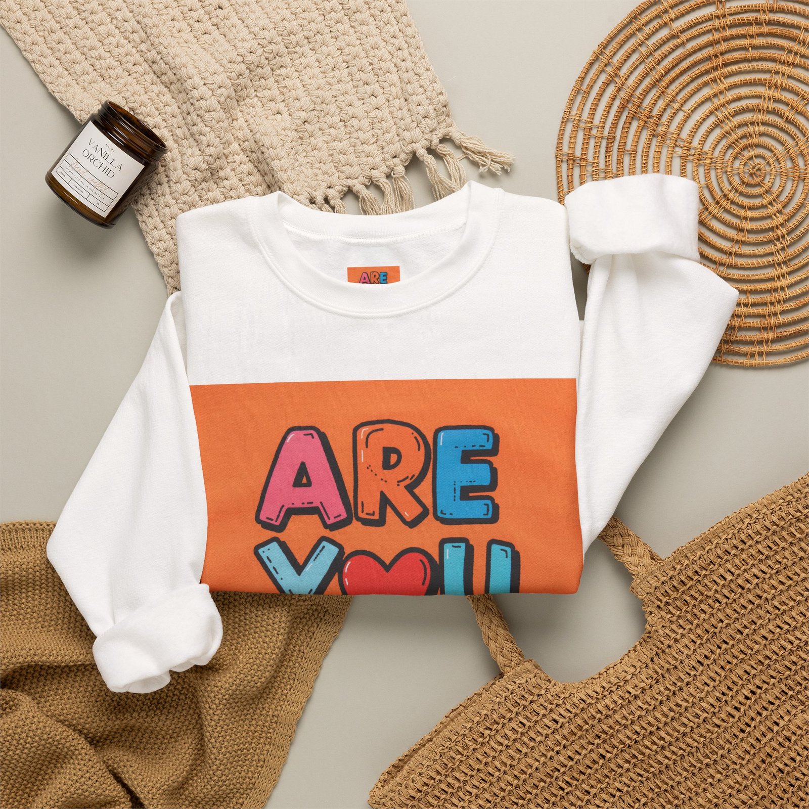 Are You OK? graphic sweatshirt | Crewneck sweatshirt - Image 4