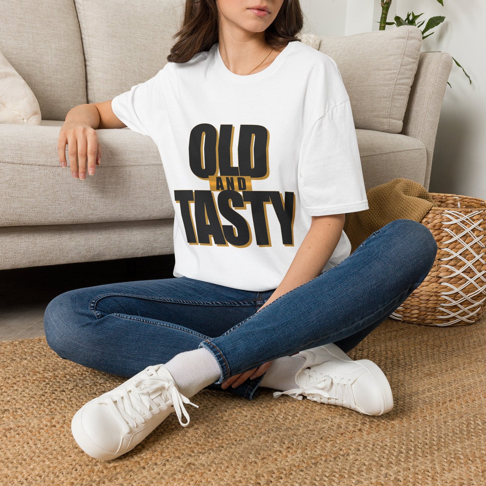 Old and Tasty T-Shirt | Retro Bold Typography - Image 2