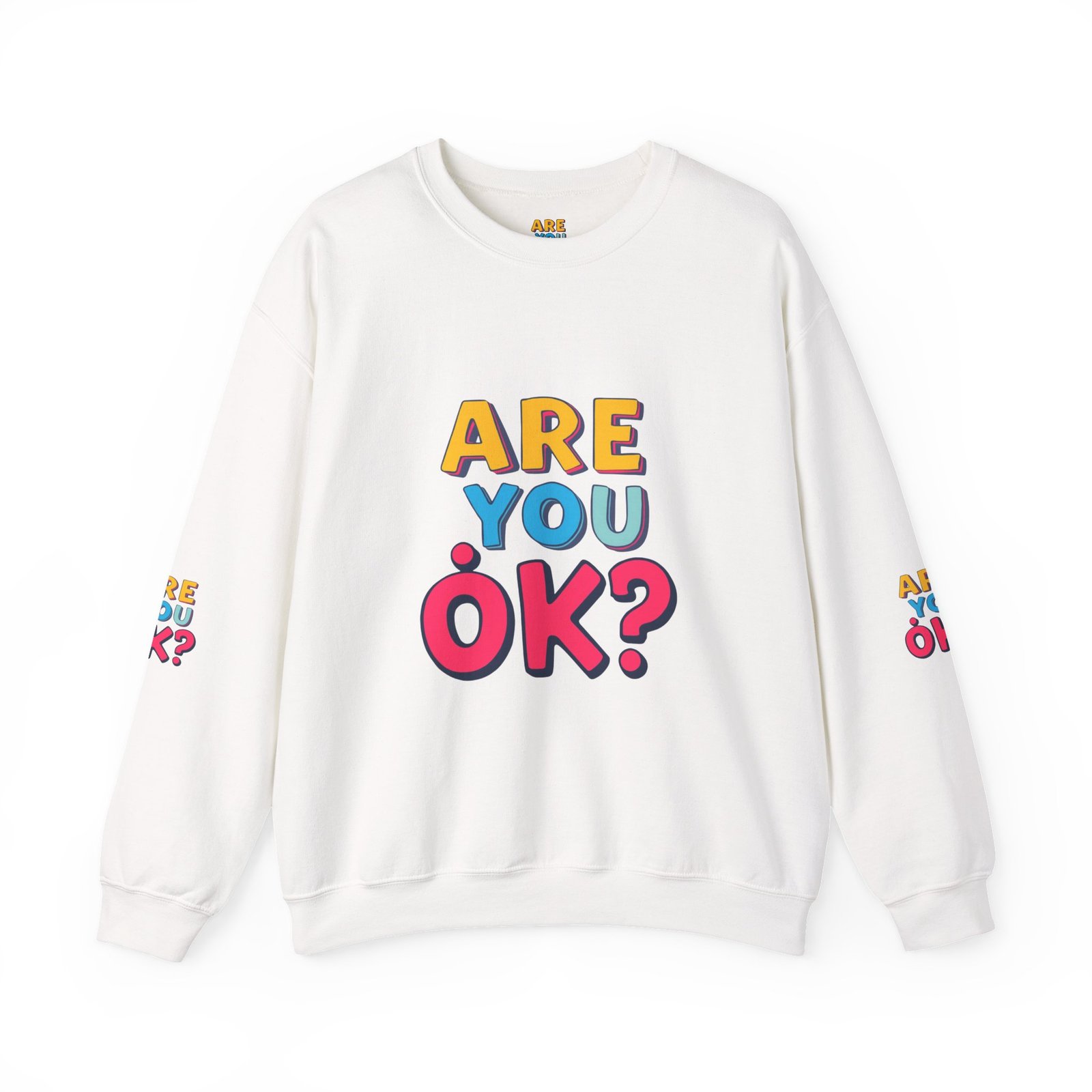 Are You OK? sweatshirt | Crewneck sweatshirt, mental health phrase
