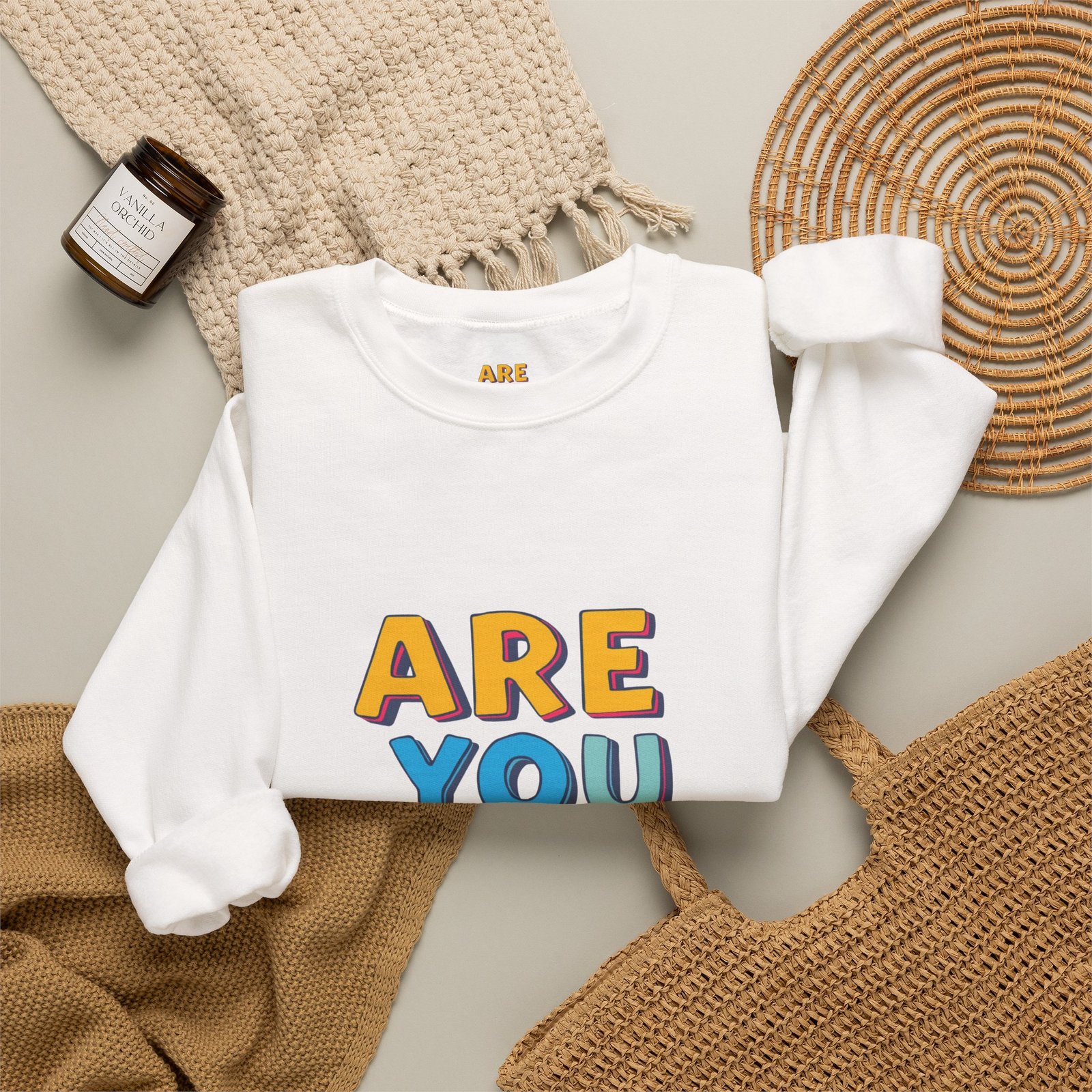 Are You OK? sweatshirt | Crewneck sweatshirt, mental health phrase - Image 4