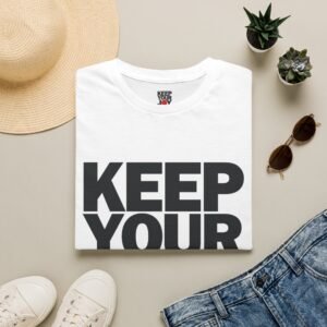 Keep Your Joy T-Shirt | Bold Typography, Smiley Face