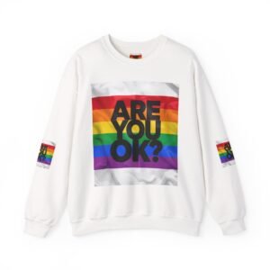 Are You OK? Rainbow Flag Sweatshirt | Pride Crewneck