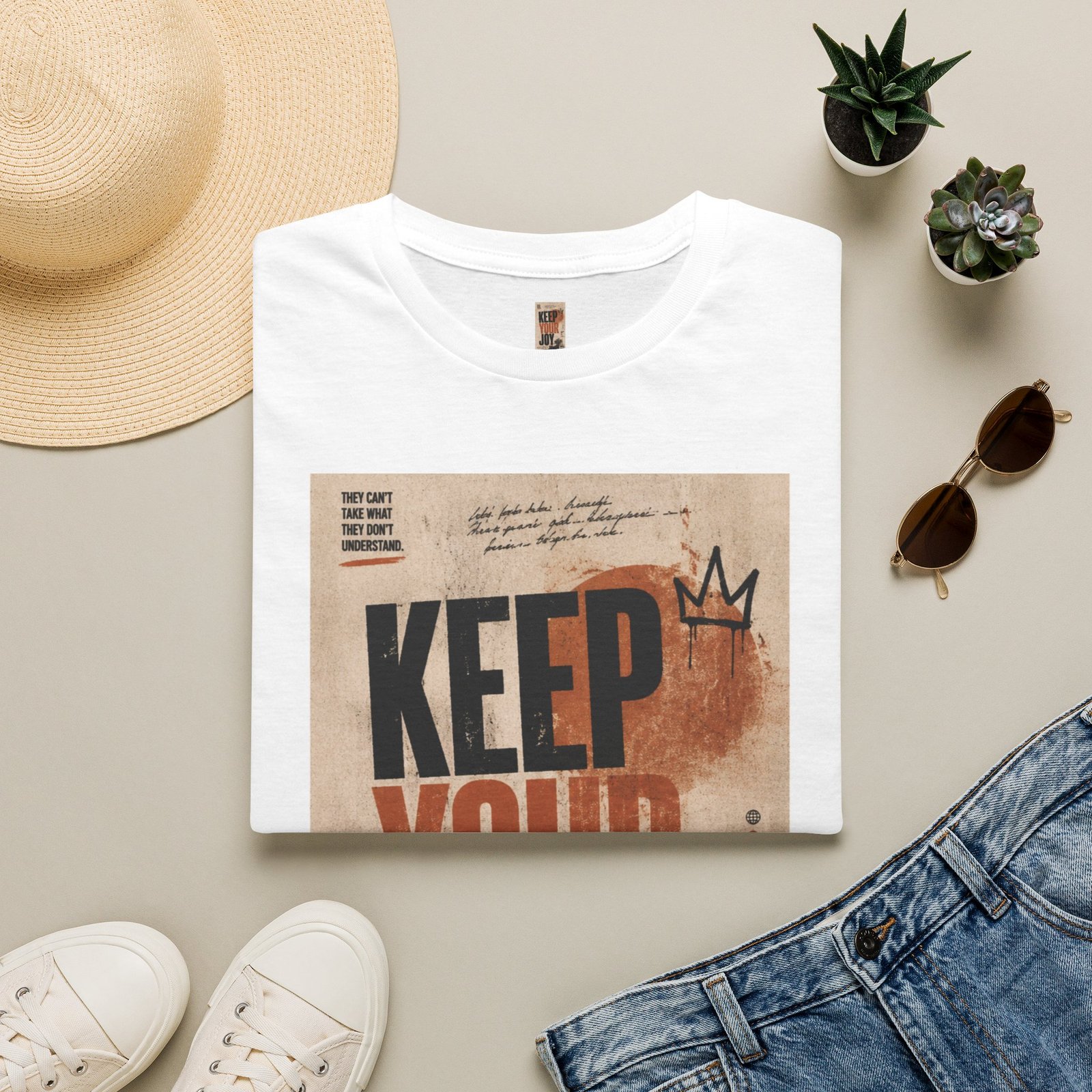 Keep Your Joy T-Shirt | Inspirational Typography Tee