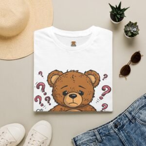 Questioning Teddy Bear T-Shirt | What Are We Doing? graphic tee