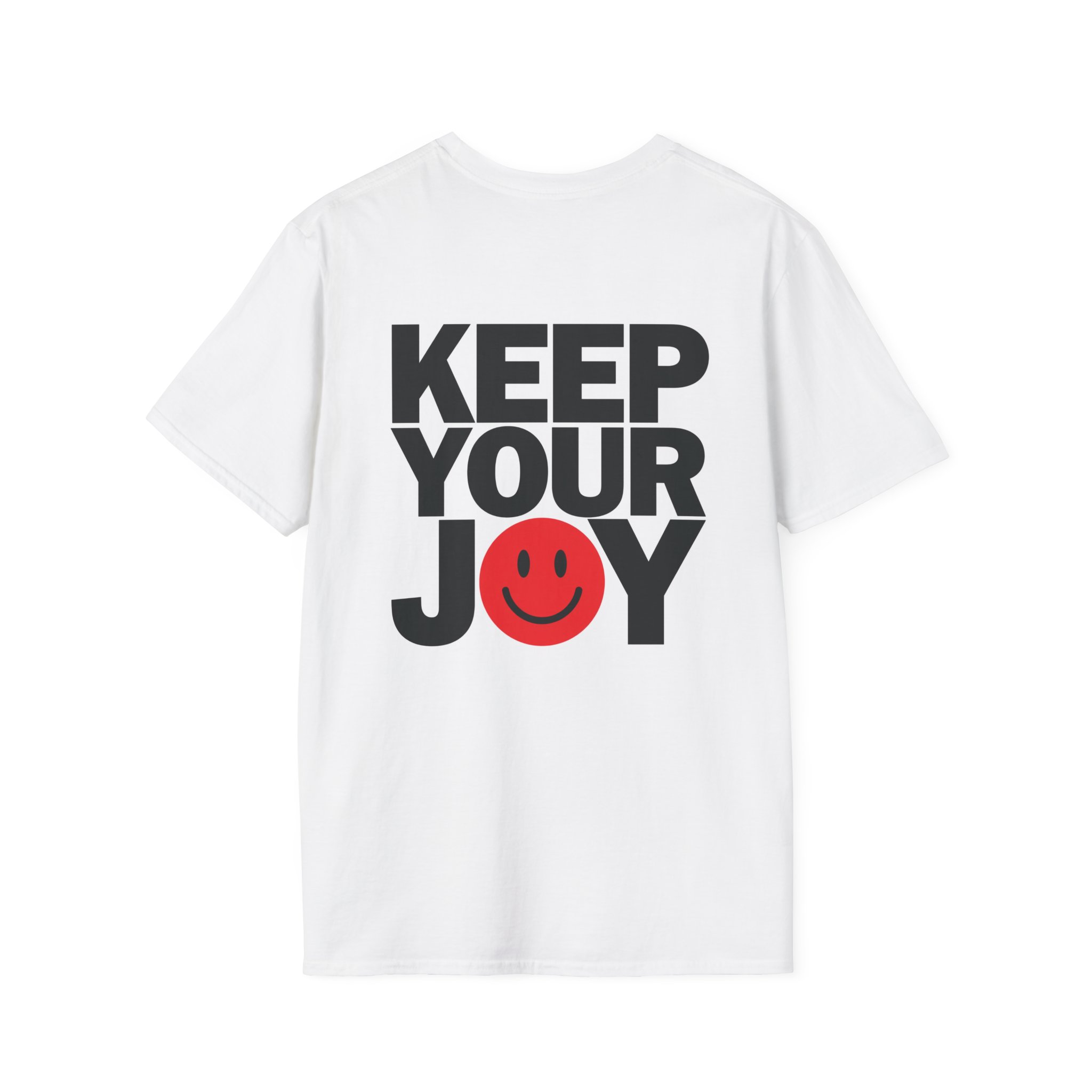 Keep Your Joy T-Shirt | Bold Typography, Smiley Face - Image 4