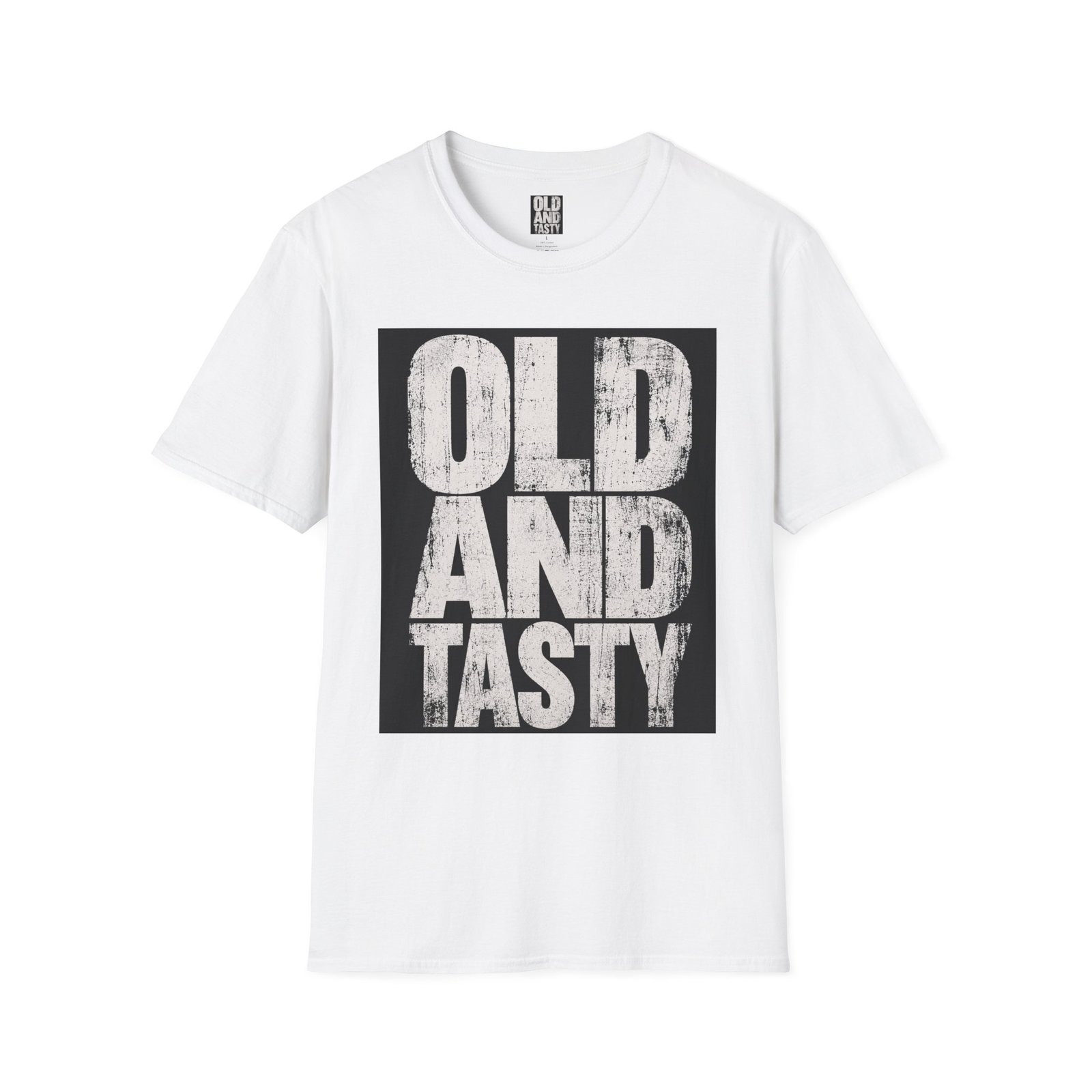 Old and Tasty T-Shirt | Vintage Bold Text Tee - Image 3