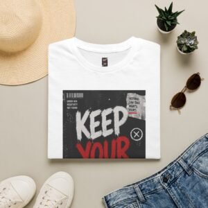 Keep Your Joy T-Shirt | Inspirational Typography, Street Art Poster Style